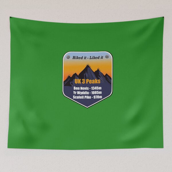 Item preview, Uk 3 peaks Nevis scafell snowdon summit hiked designed and sold by SoulTrekking.