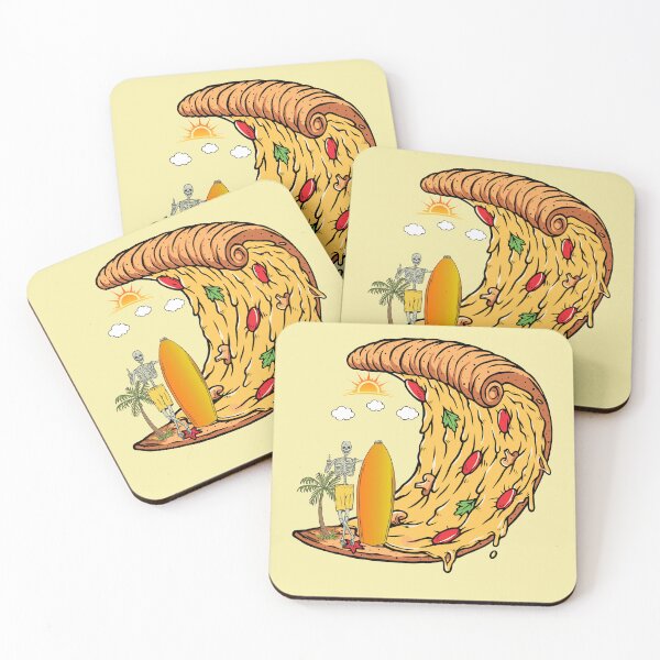 Item preview, Pizza Surfer Skeleton designed and sold by franktact.