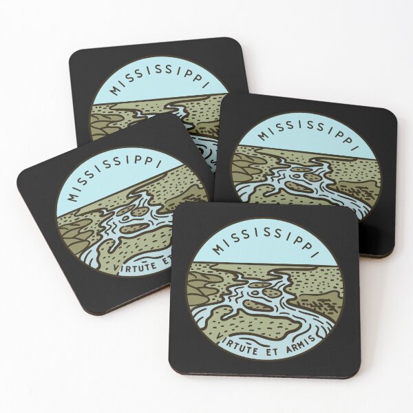 Item preview, Mississippi virtute et armis designed and sold by VintageRealm.