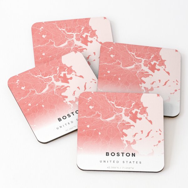 Item preview, Boston city map designed and sold by DeluxBee.