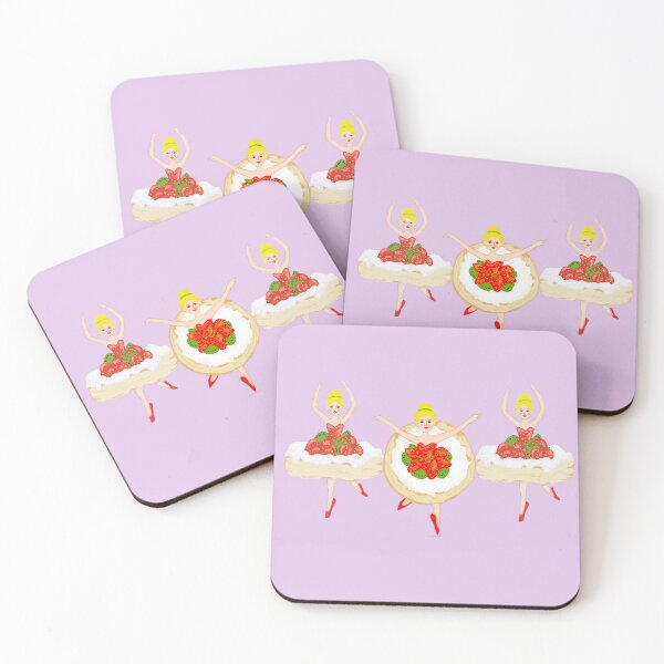 Item preview, Pavlova Ballet Dancers, lavender background designed and sold by carole hirst.