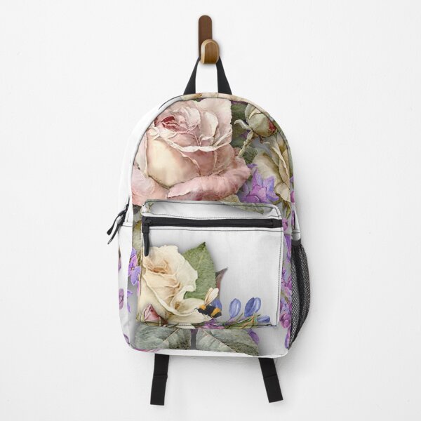 Item preview, Sabrina Farmer Art - Roses and Lilacs - Vintage Bouquet Large Print designed and sold by sabrinart42.