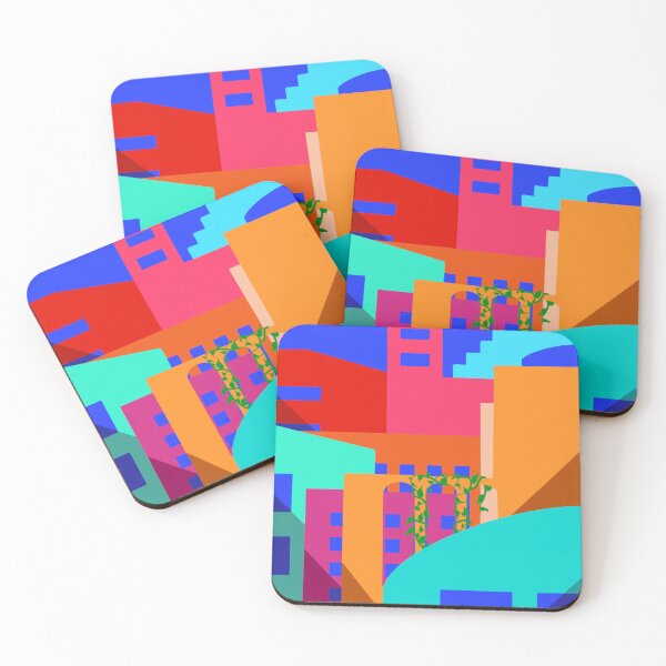 Item preview, Surreal geometric city designed and sold by KWZCreates.