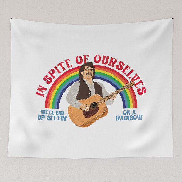 Item preview, John Prine in Spite of Ourselves, Vintage Retro Style designed and sold by graphic-genie.
