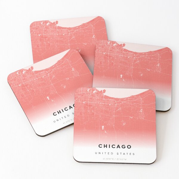 Item preview, Chicago city map designed and sold by DeluxBee.