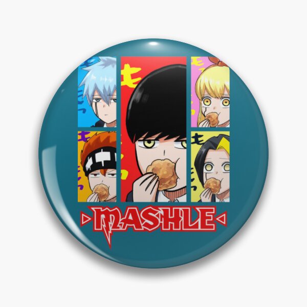 Mashle: Magic and Muscles Merch, Backpack,Bag Buttons Pins