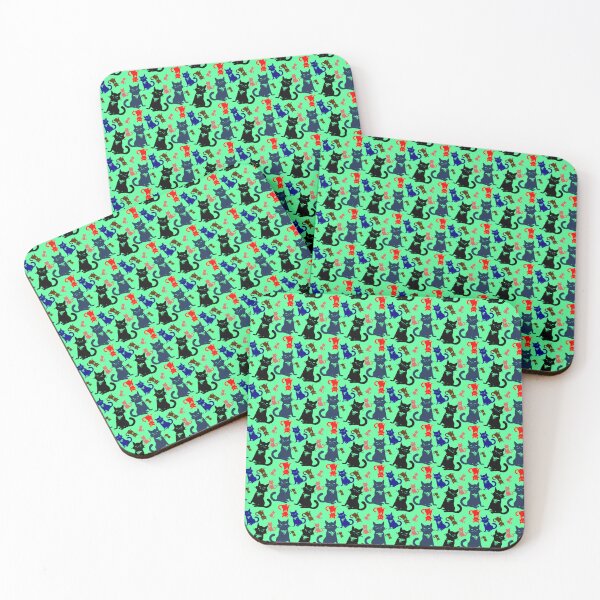 Item preview, colorful cats seamless pattern designed and sold by SHOPingYOU.