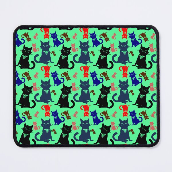 Item preview, colorful cats seamless pattern designed and sold by SHOPingYOU.