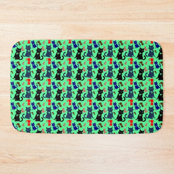 Item preview, colorful cats seamless pattern designed and sold by SHOPingYOU.