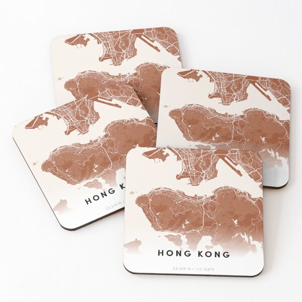 Item preview, Hong Kong city map designed and sold by DeluxBee.