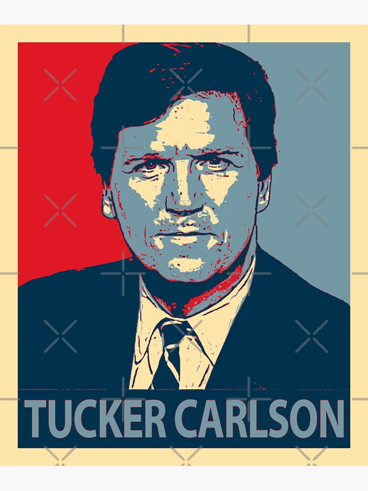 &ldquo;tucker carlson meme&rdquo; Sticker for Sale by BanhCom | Redbubble