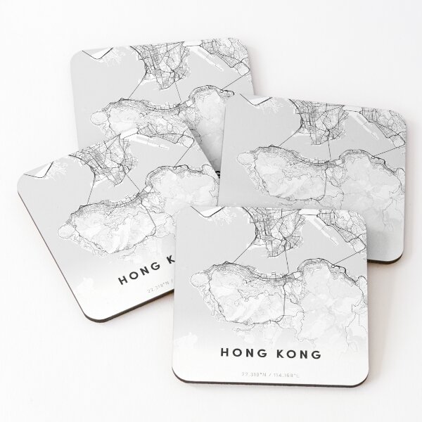 Item preview, Hong Kong city map designed and sold by DeluxBee.