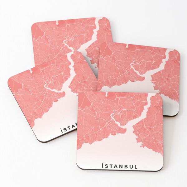 Item preview, İstanbul city map designed and sold by DeluxBee.