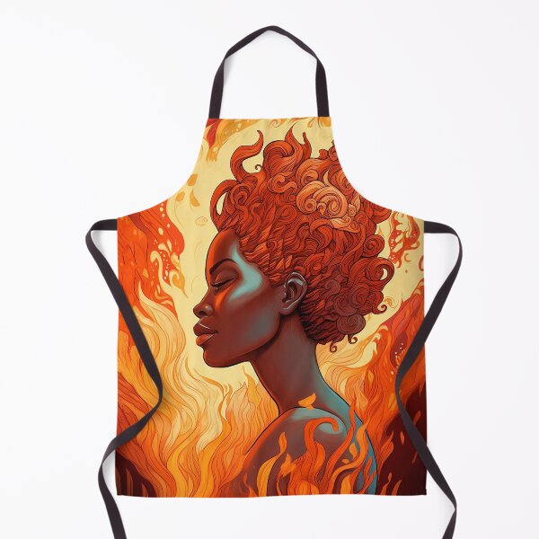 Item preview, fire afro designed and sold by bamanimax.