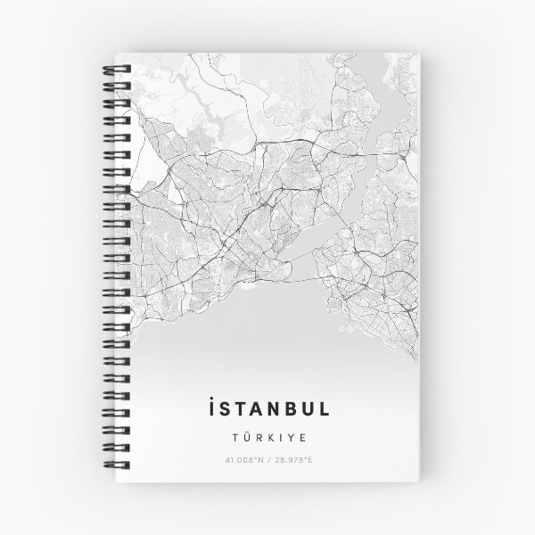 Item preview, İstanbul city map designed and sold by DeluxBee.