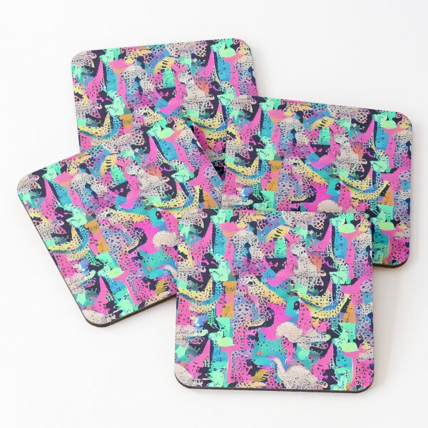 Item preview, Colorful dinosaur camo like pattern designed and sold by amac1662.