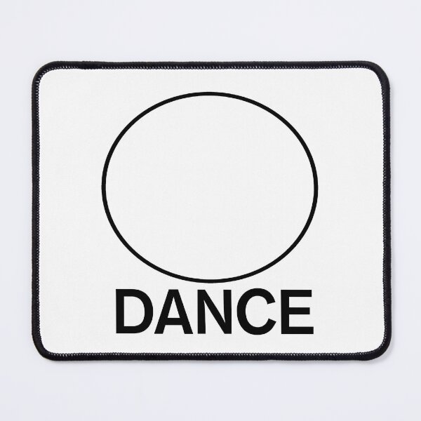 Item preview, Round DANCE BLK designed and sold by Square Dancing Gifts & Merchandise.