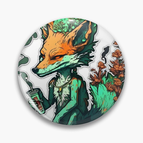 Item preview,  Cool fox Smoking Weed designed and sold by futuresimo04.
