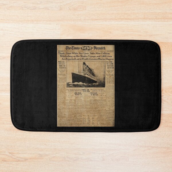 Item preview, Copy of Titanic Newspaper - Times Dispatch designed and sold by moviemaniacs.