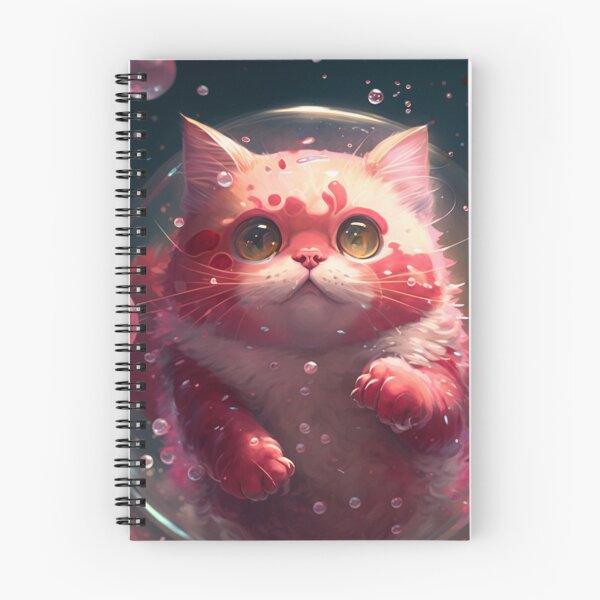 Artikelvorschau, Kawaii Cat in einer Anime-inspirierten Wasserszene! entworfen und verkauft von CybRunner.
