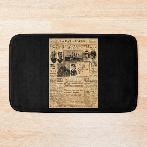 Item preview, Copy of Copy of Titanic Newspaper - Washington Times designed and sold by moviemaniacs.