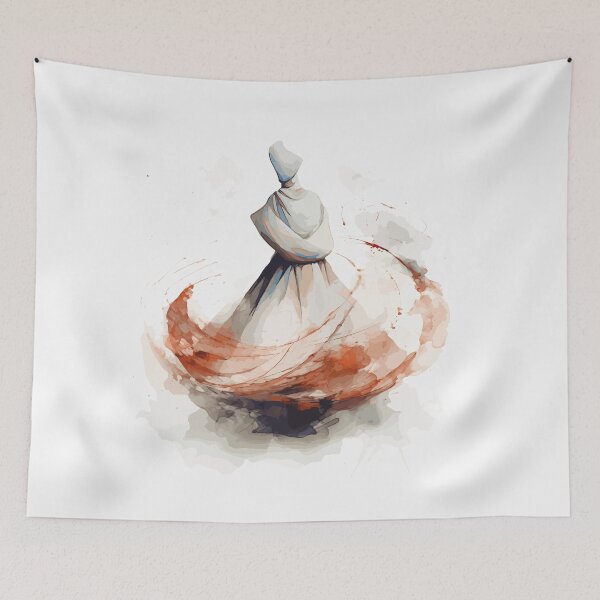 Item preview, Whirling Dervish Illustration designed and sold by MetroEvents.