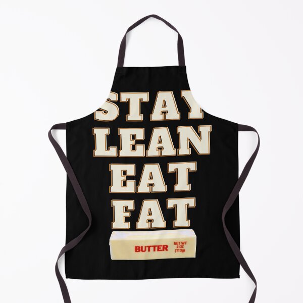 Item preview, Stay Lean Eat Fat Quote designed and sold by TheSeasonalYard.