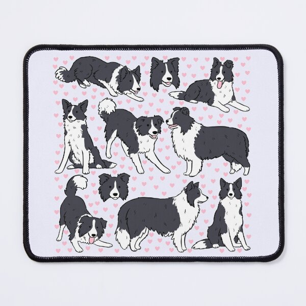 Item preview, Border collie dog cute pattern  designed and sold by Yarafantasyart.