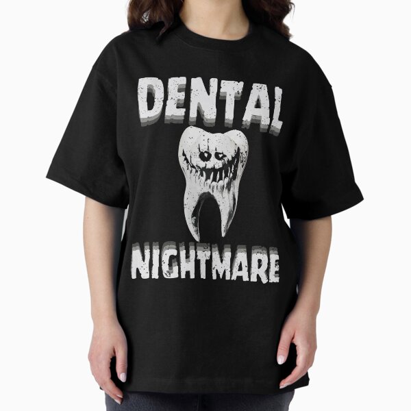 Vista previa del artículo con la obra «Diente de estilo vintage divertido como pesadilla dental», diseñado y vendido por digitaldraw4you.