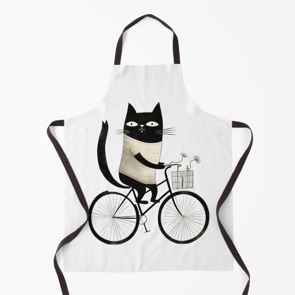 Item preview, Cat Riding Bike Loving Nature - Environmentalist Design for Kids and Adults Who Love Nature and Kittens designed and sold by Flowsaiartshop.