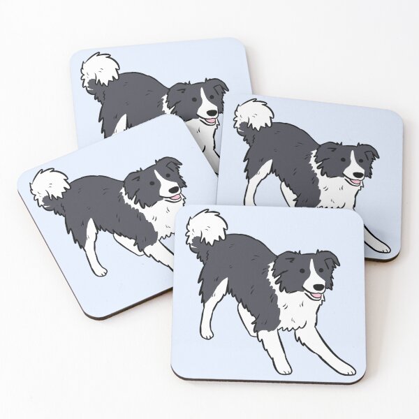 Item preview, Cute border collie illustration  designed and sold by Yarafantasyart.
