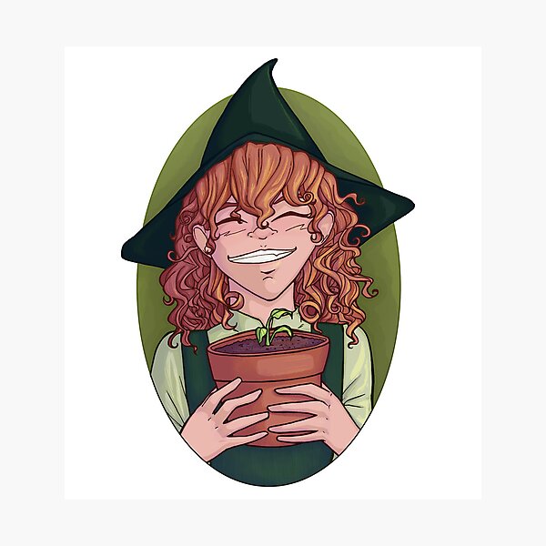Cheery Sprout Witch Photographic Print