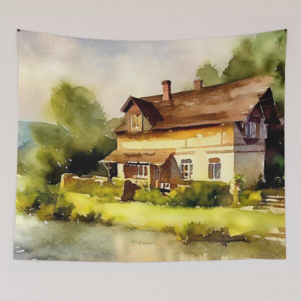 Item preview, Cottage by the lake designed and sold by Donkey's Salad.
