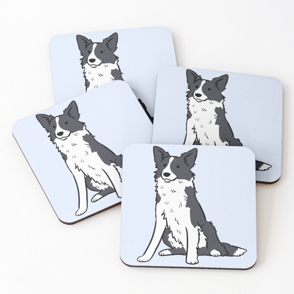 Item preview, Cute border collie illustration  designed and sold by Yarafantasyart.