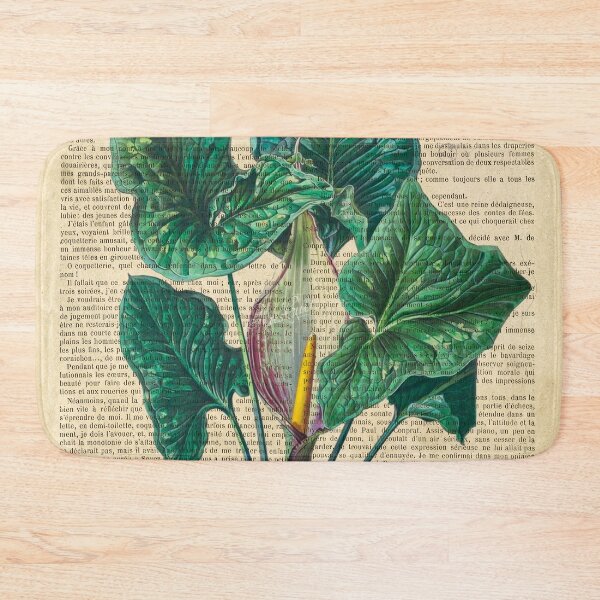 Item preview, Botanical print, on old book page - Calla Lily Flower designed and sold by Art by Lilia.
