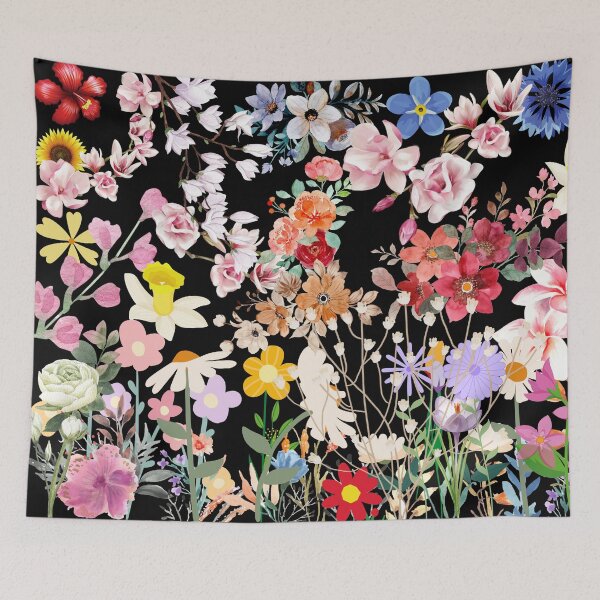 Item preview, flowers in garden  designed and sold by MerryCrown.