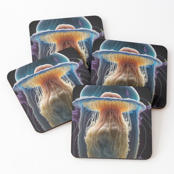 Item preview, Enchanting Oceanic Artistry: A Captivating Showcase of Jellyfish Splendor designed and sold by AstralArtisan.