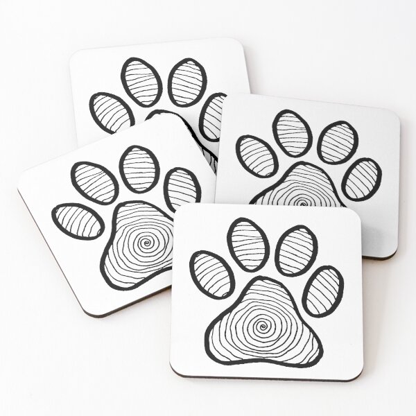 Item preview, Spiral Dog Paw Print designed and sold by beckaboo218.