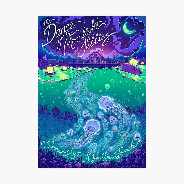 Item preview, Stardew Valley Dance of the Moonlight Jellies designed and sold by Bratzoid.