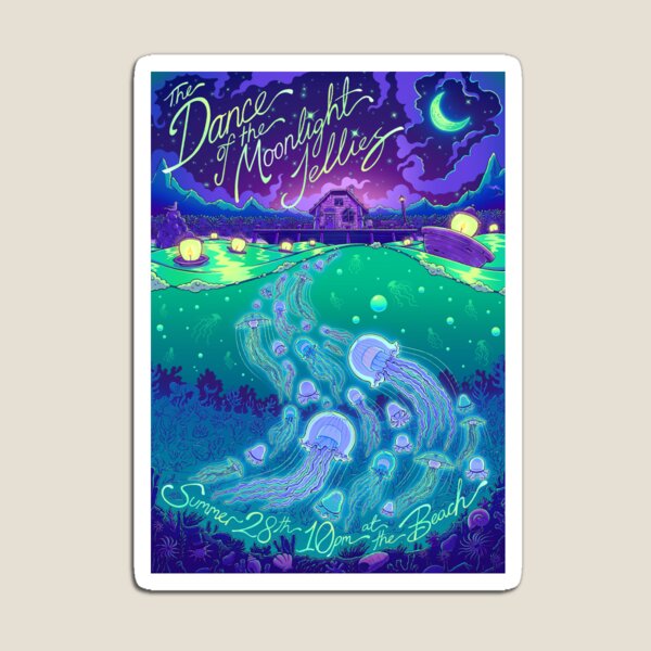 Item preview, Stardew Valley Dance of the Moonlight Jellies designed and sold by Bratzoid.