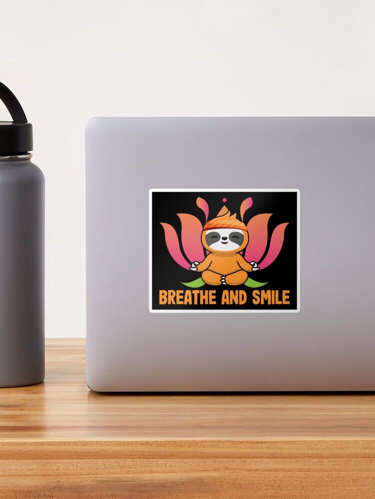 Inhale Exhale Yoga Sticker