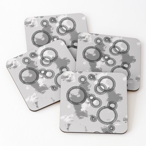 Item preview, Grayscale circles designed and sold by CrowCalavera.