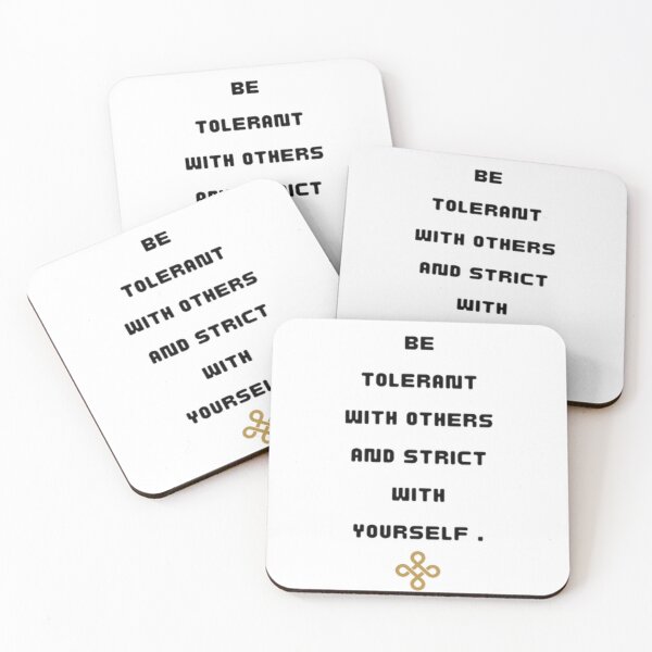 Item preview, Be tolerant with others and strict with yourself designed and sold by Nilima Bano ⭐⭐⭐⭐.
