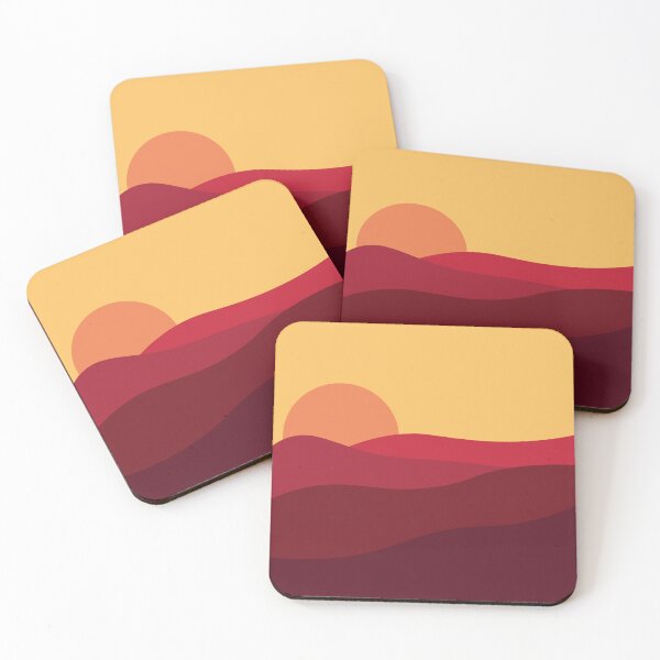 Item preview, The hills of fire - abstract landscape designed and sold by kimayprints.