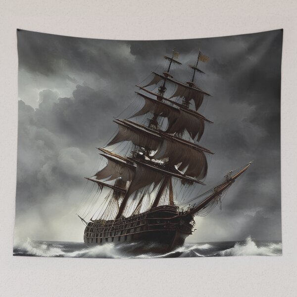 Item preview, Nautical Wall Art, Nautical Decor, Pirate Ship, Ship Art, Gift for Him, Office Art, Wall Decor, Printable Art, Wall Art, Home Decor designed and sold by William A. McCarthy.