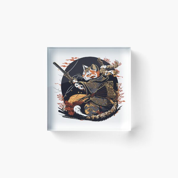 Item preview, Cat Samurai Attack designed and sold by HVIUXLEE.