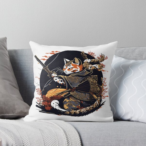 Item preview, Cat Samurai Attack designed and sold by HVIUXLEE.