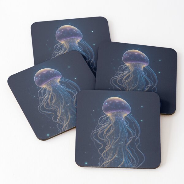 Item preview, Oceanic Dreams: A Mesmerizing Collection of Jellyfish Art designed and sold by AstralArtisan.