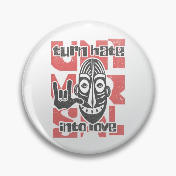 Item preview, turn hate into love designed and sold by PopPizzazz.