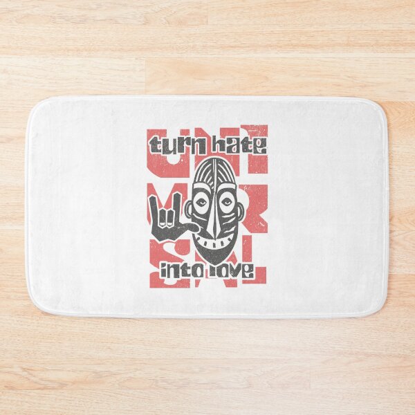 Item preview, turn hate into love designed and sold by PopPizzazz.